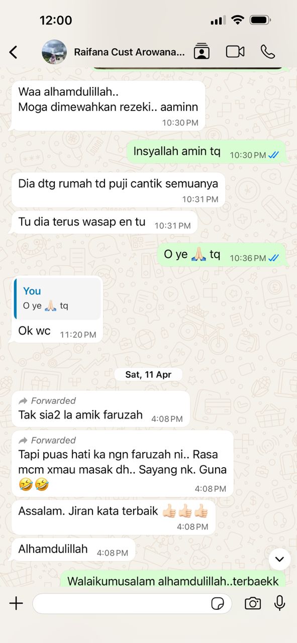Review pelanggan untuk servis kabinet dapur custom 09